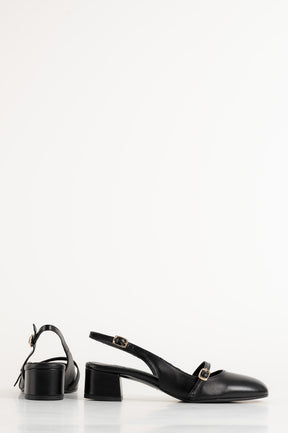 Slingback Pump Blenda 117 | Black Leather