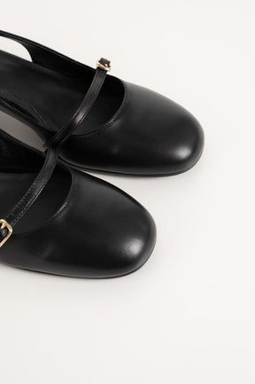 Slingback Pump Blenda 117 | Black Leather