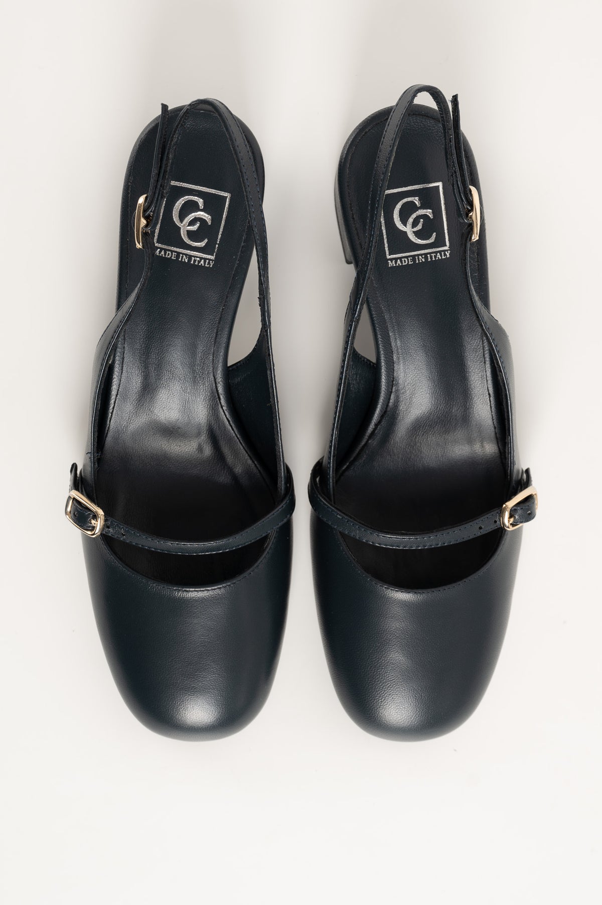 Slingback Pump Blenda 117 | Dark Blue Leather