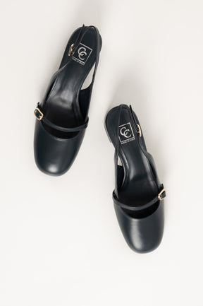 Slingback Pump Blenda 117 | Dark Blue Leather