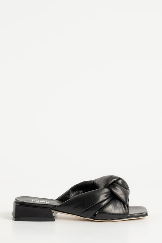 Sandal Lina | Black Nappa Leather