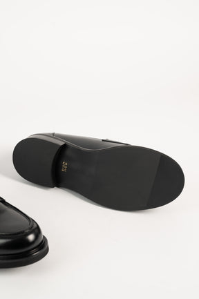 Penny Loafer Egeo 130 | Black Leather