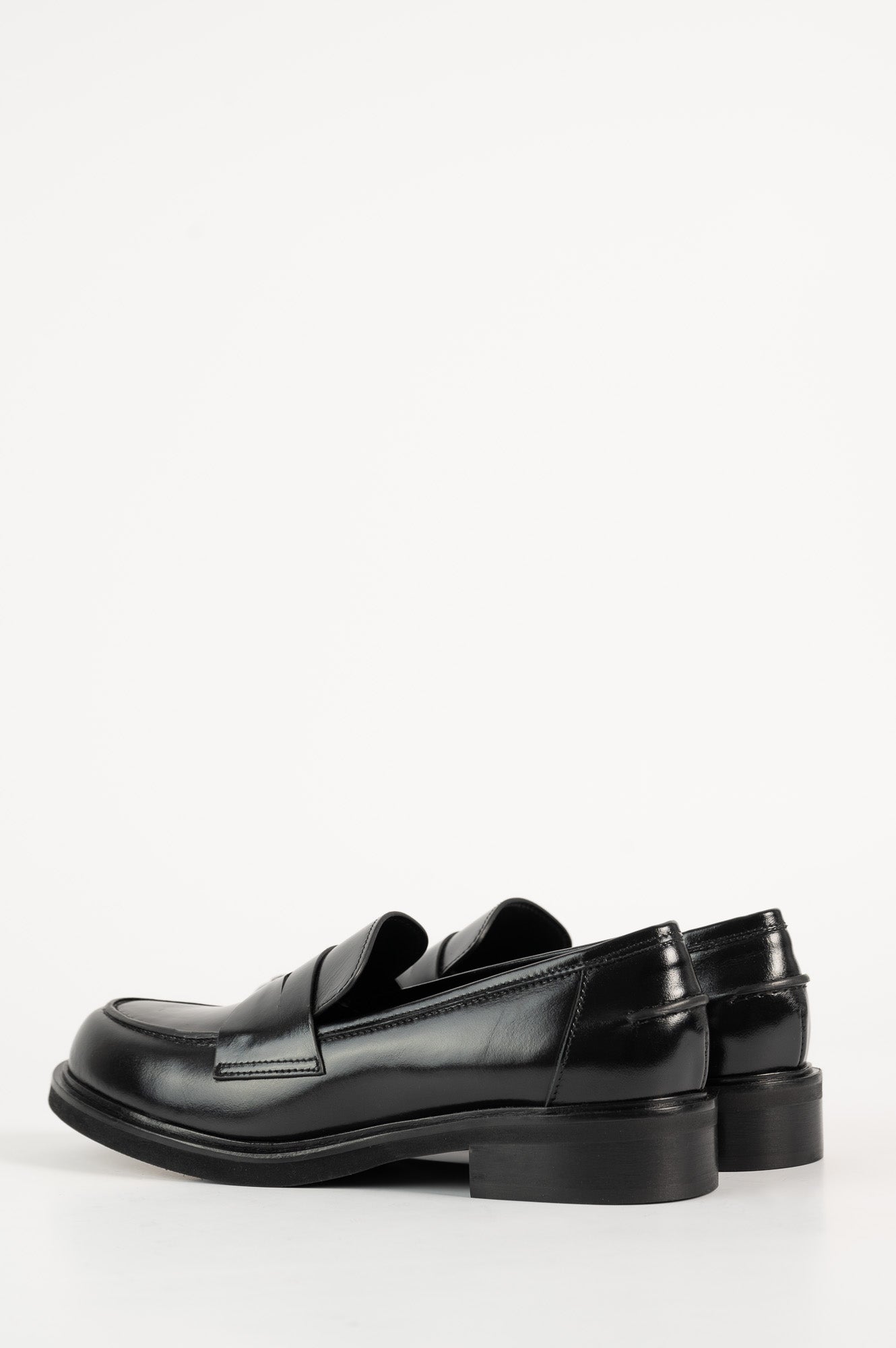 Penny Loafer Egeo 130 | Black Leather