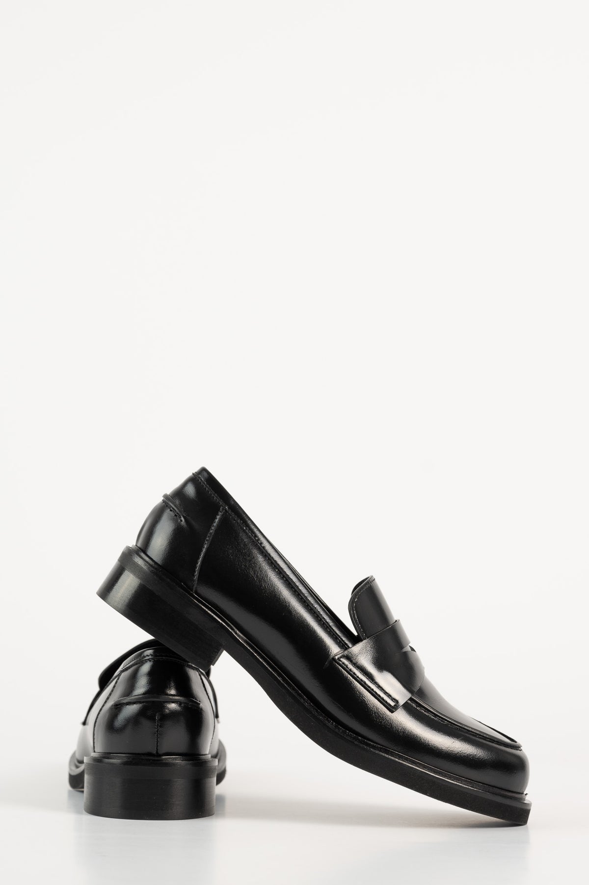 Penny Loafer Egeo 130 | Black Leather