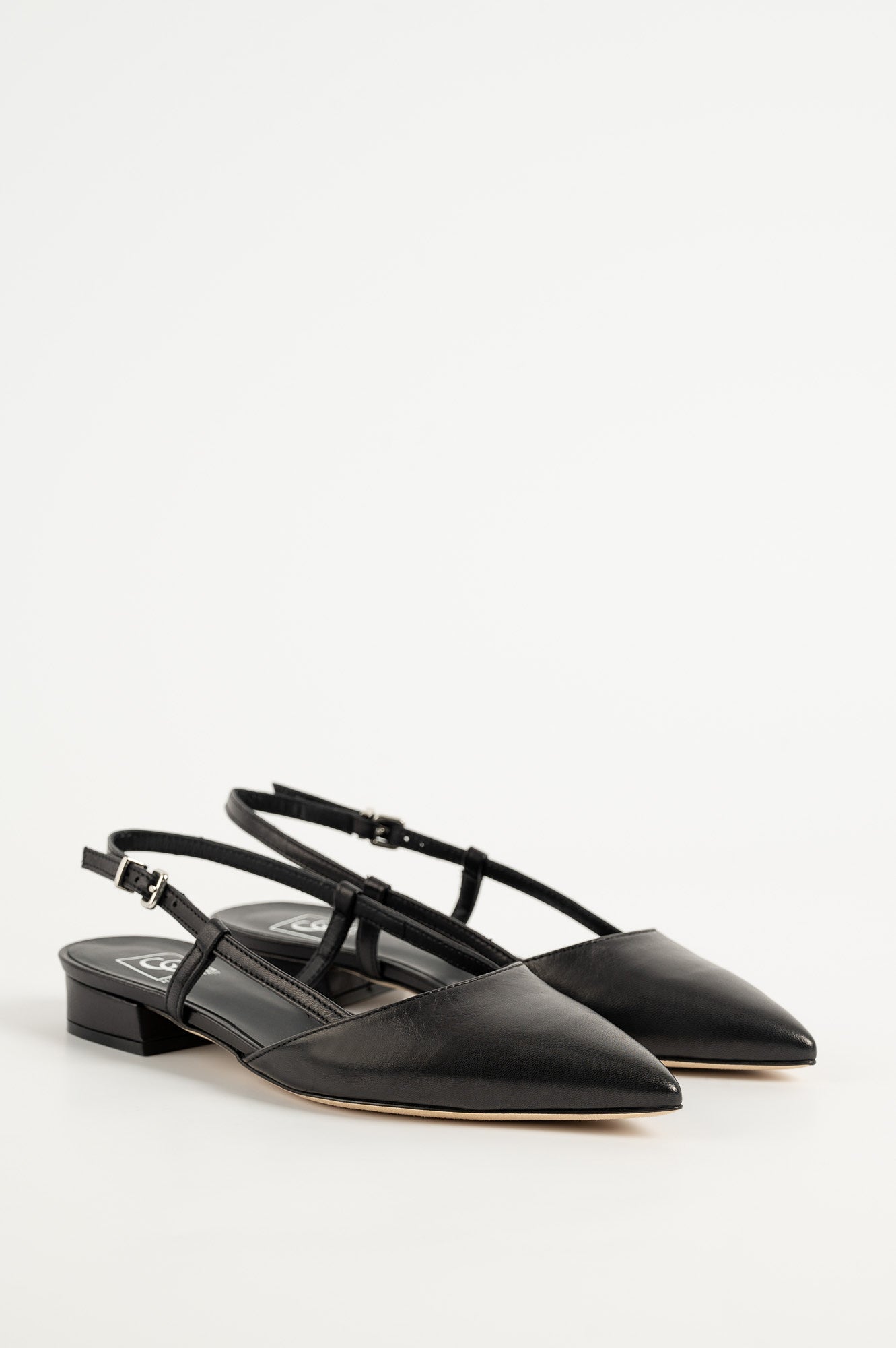 Ballet Flat Wiktoria 172 | Black Leather