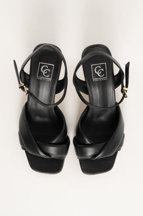 Sandal Hana 441 | Svart Skinn