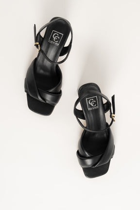 Sandal Hana 441 | Svart Skinn