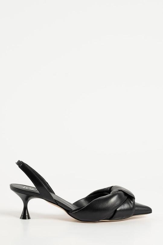 Slingback Pump Rebecca 502 | Black Nappa Leather