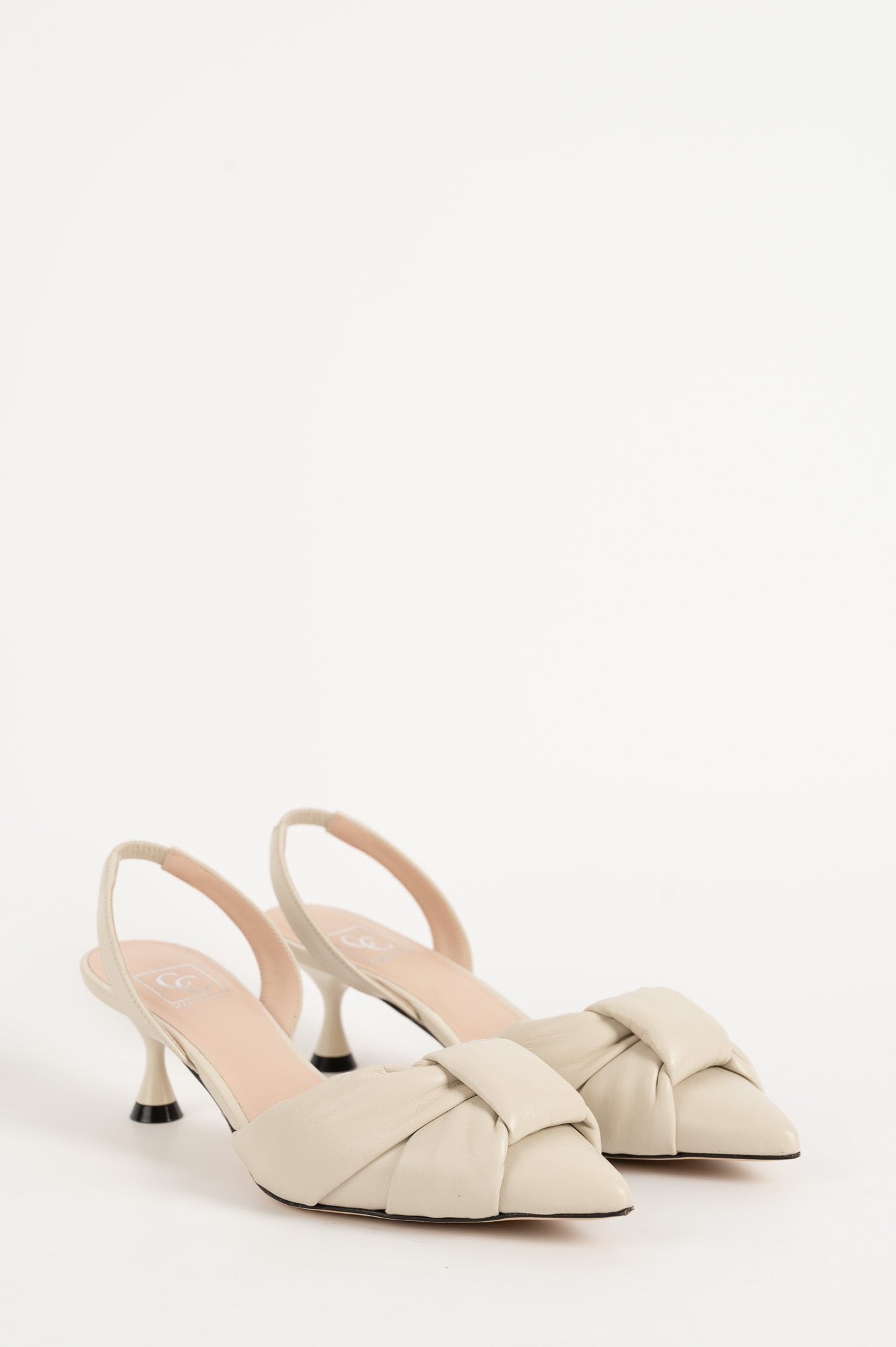 Slingback Pump Rebecca 502 | White Leather