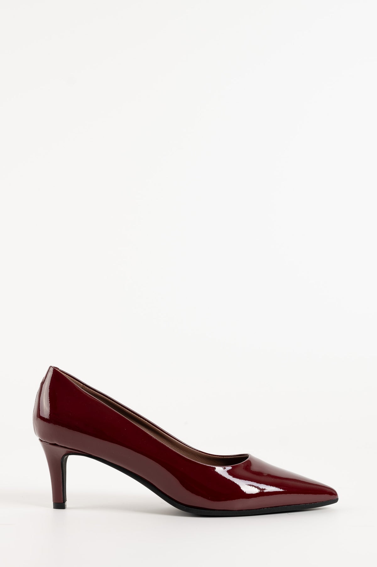 Pump Mia 503 | Burgundy Lackat Skinn 6cm