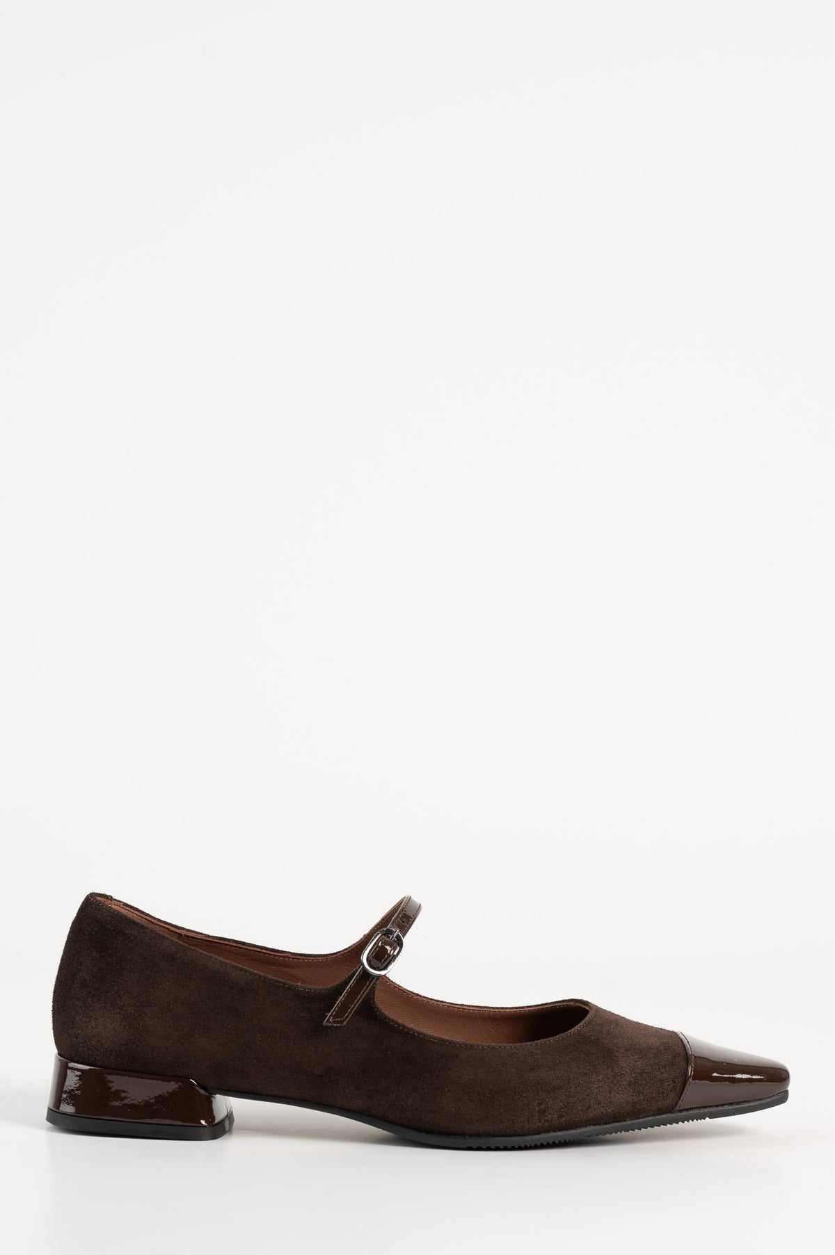 Mary Jane Sabrina 515 | Brown Suede