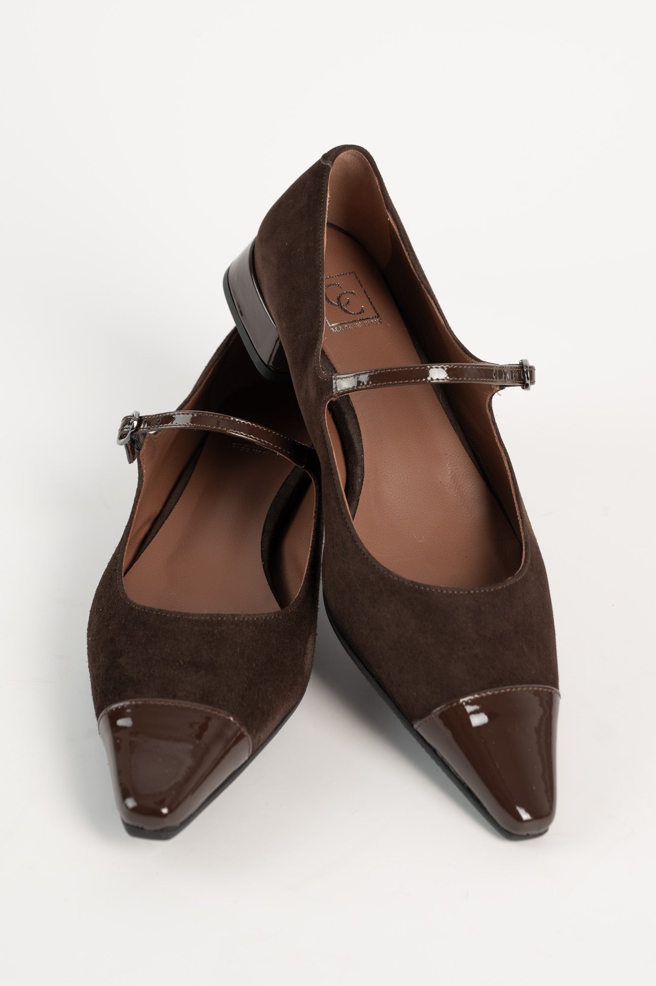 Mary Jane Sabrina 515 | Brown Suede