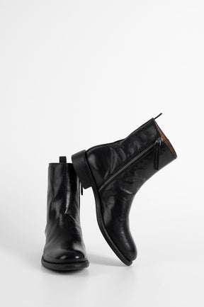 Zipper Boot Salice | Black Calf Leather