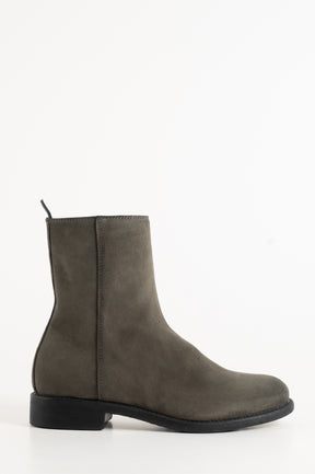 Zipper Boot Salice | Ash Grey Suede
