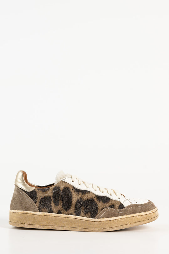 Low-top Sneaker Anna | Dusty Leopard Suede