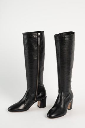 High Boot Salice 188 | Black Leather