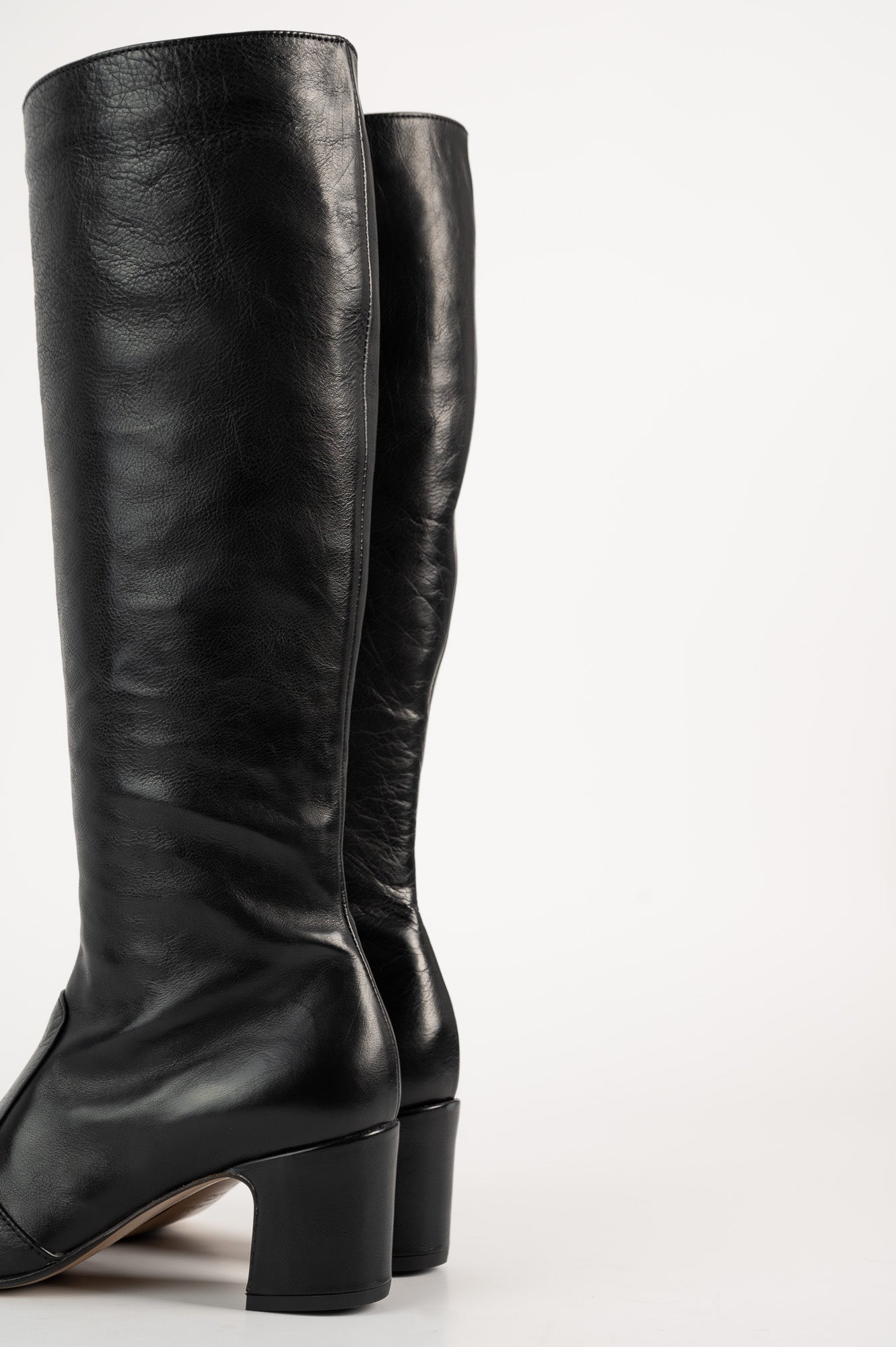 High Boot Salice 188 | Black Leather