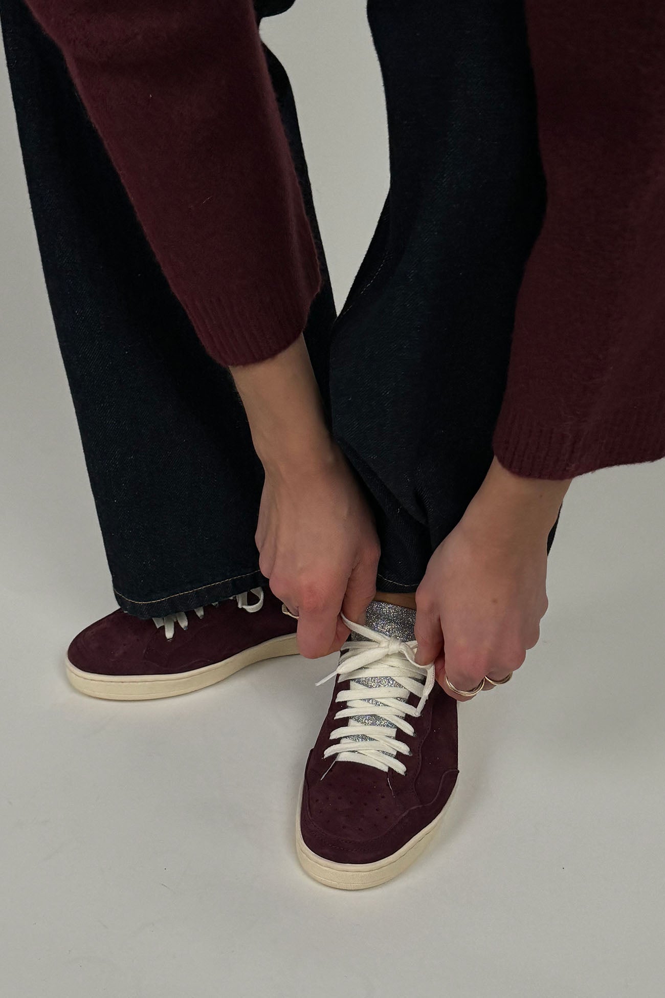 Sneaker Ani 300 | Burgundy Suede