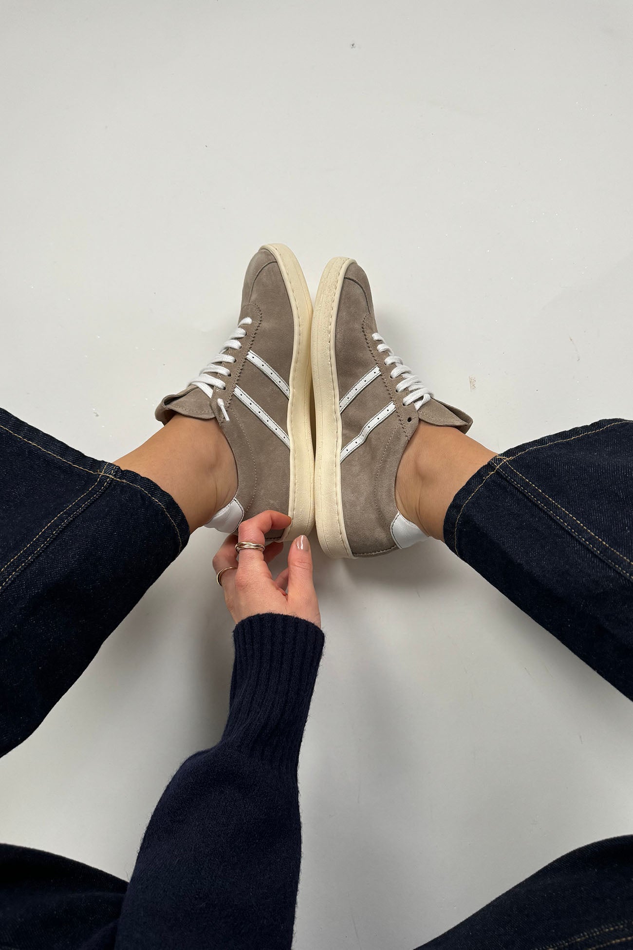 Sneaker Estelle 307 | Gray Suede