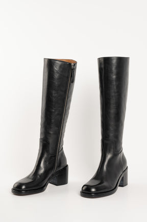 High Boot Corvara 493 | Black Leather