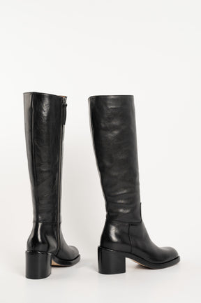 High Boot Corvara 493 | Black Leather