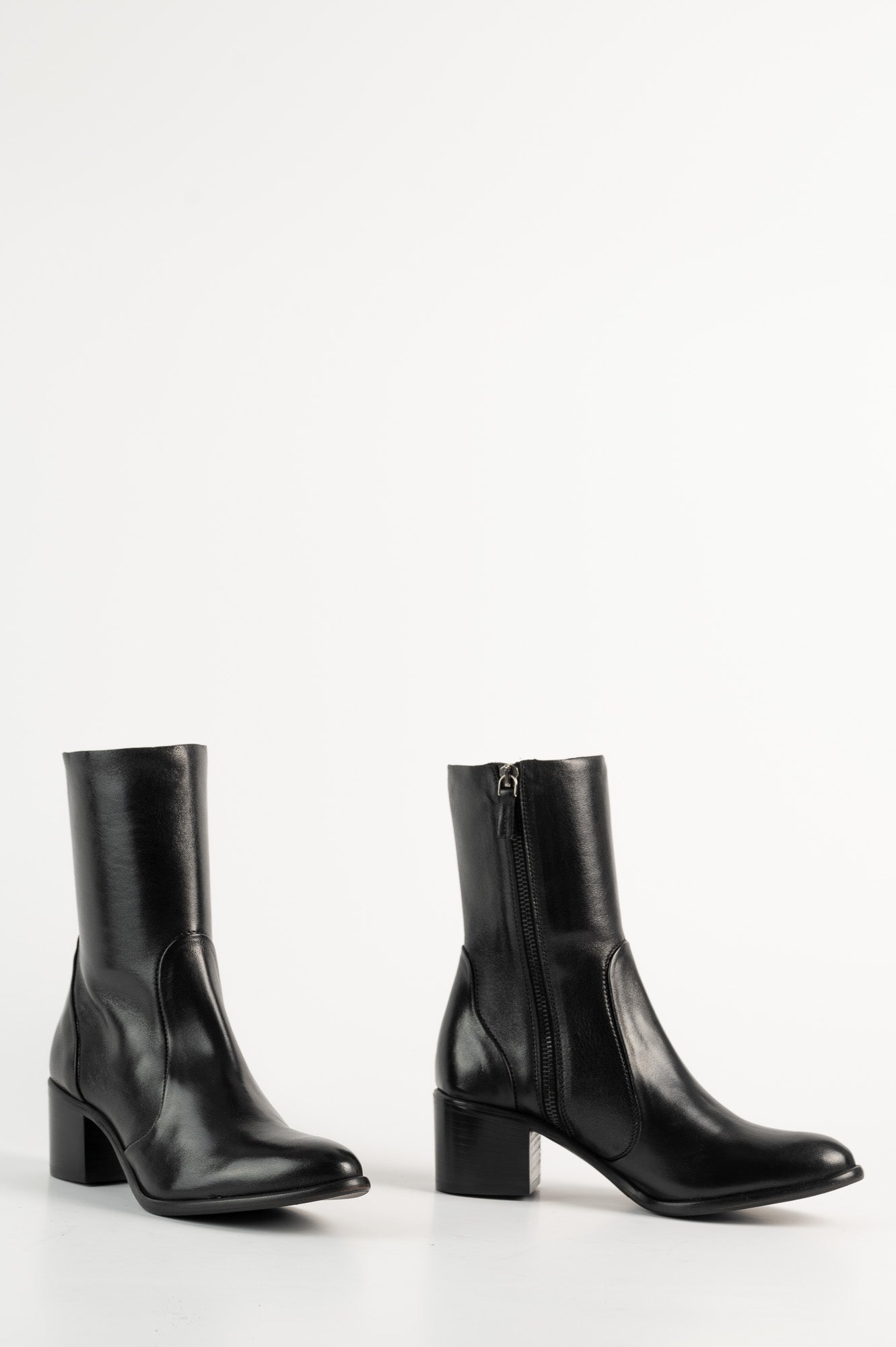 Ankle Boot Viona 001 | Black Leather