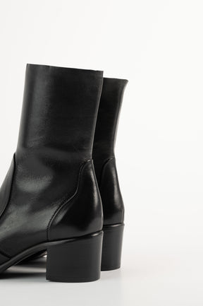 Ankle Boot Viona 001 | Black Leather