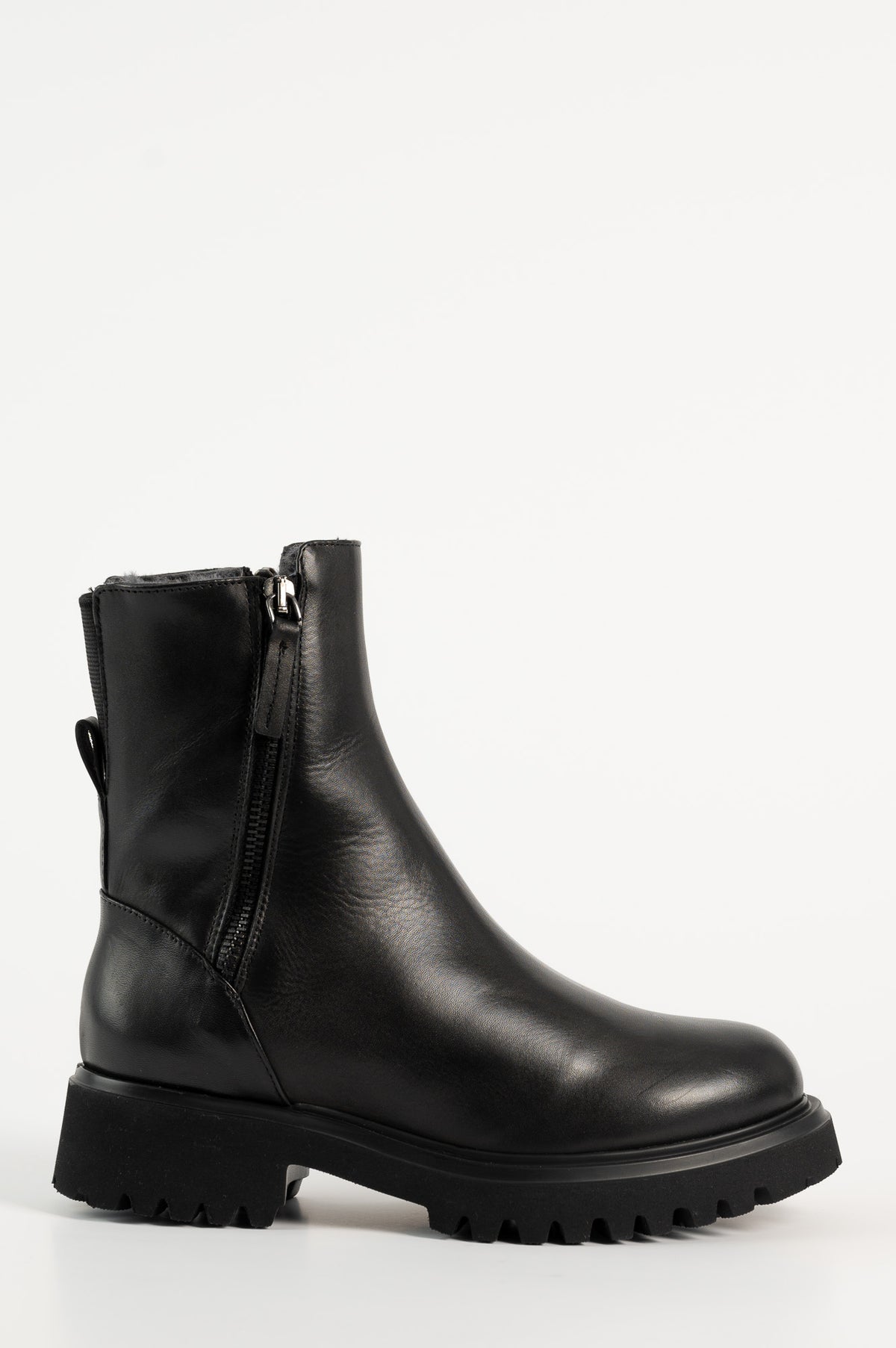 Warm lined Boot Darcy 144 | Black Leather