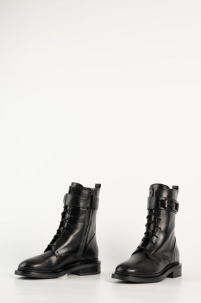 Lace-up Boot Zaphira 162 | Black Leather