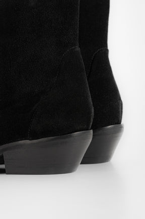 Cuban Boot Sierra | Black Suede