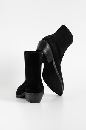 Cuban Boot Sierra | Black Suede