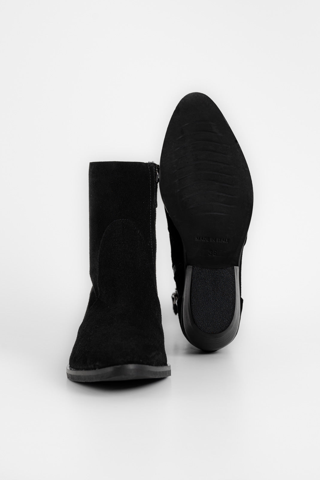 Cuban Boot Sierra | Black Suede