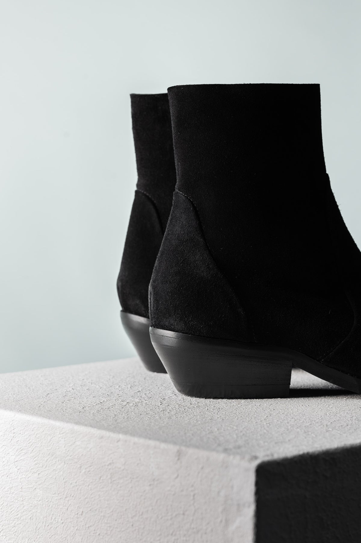 Zipper Boot Sierra | Black Suede