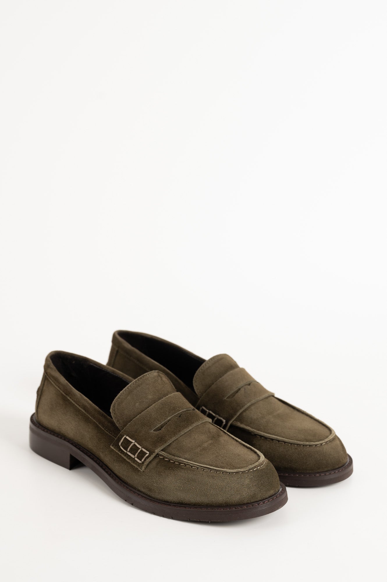 Penny Loafer Luzia | Forest Green Suede