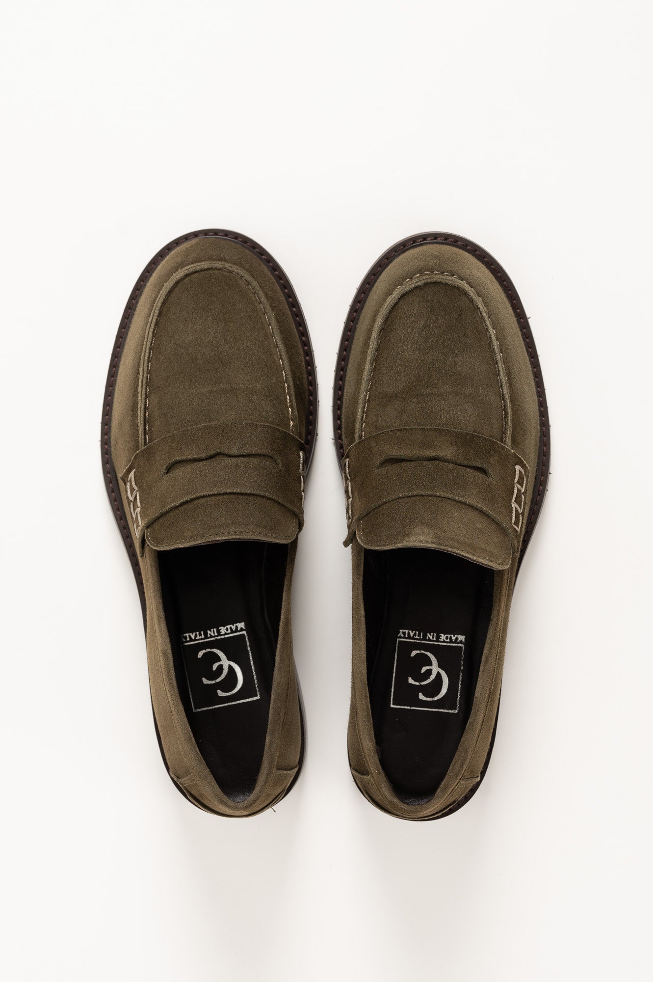 Penny Loafer Luzia | Forest Green Suede