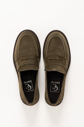 Penny Loafer Luzia | Forest Green Suede
