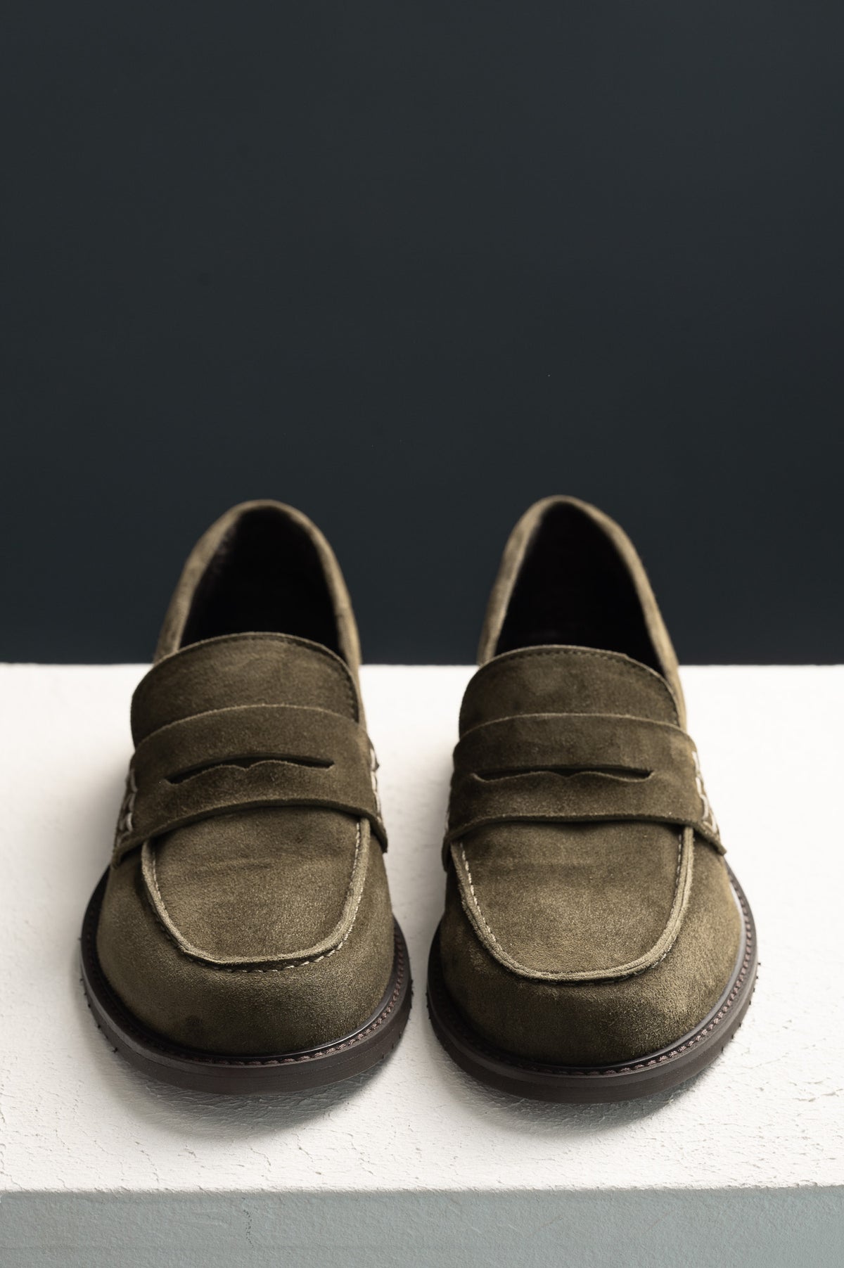 Penny Loafer Luzia | Forest Green Suede