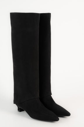 High Boot Bria 301 | Black Suede