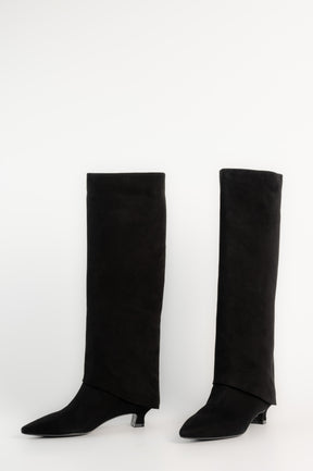 High Boot Bria 301 | Black Suede