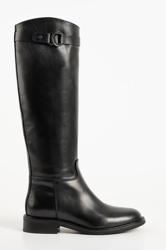 High Boot Giulia | Black Leather