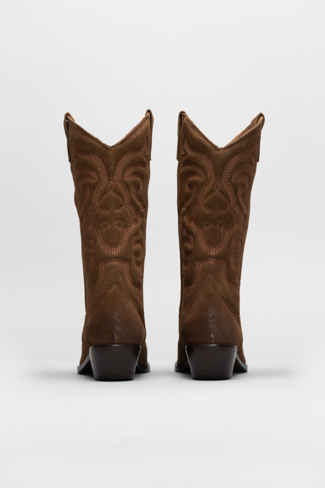 Western Boot Isabelle | Tobacco Brown Vintage Suede