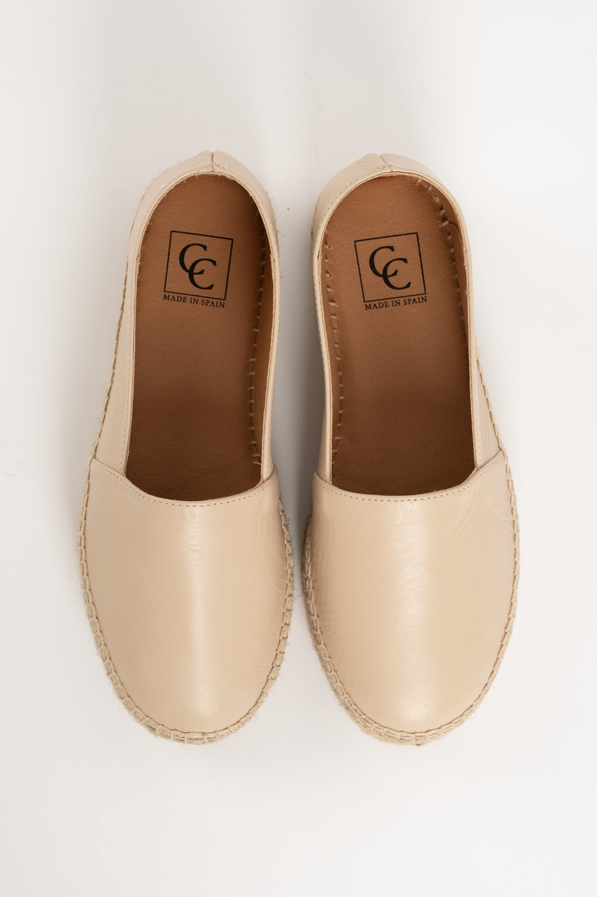 Espadrille Badalona 019 | Beige Calfskin