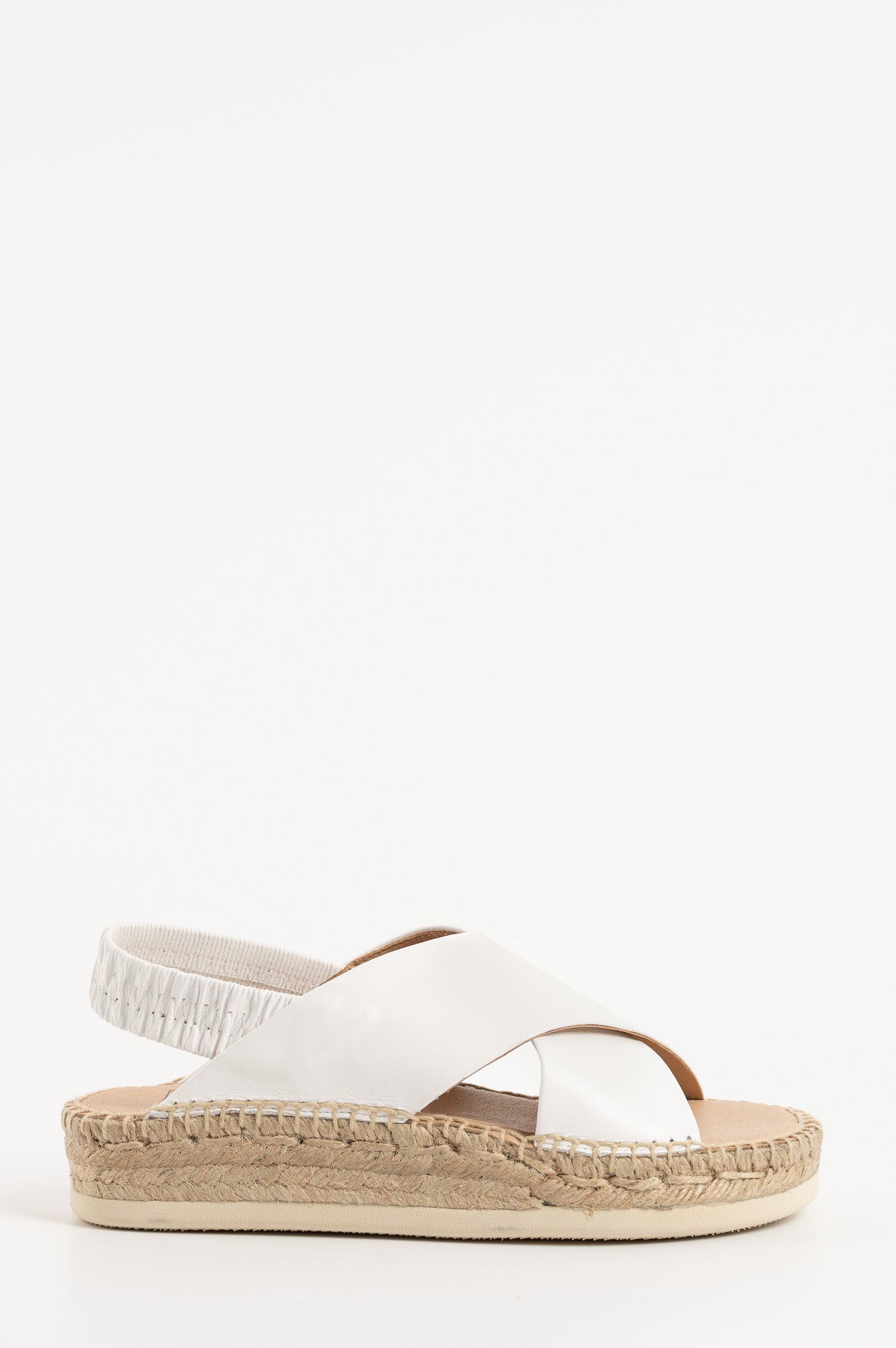 Espadrill Hvar 121 | White Leather