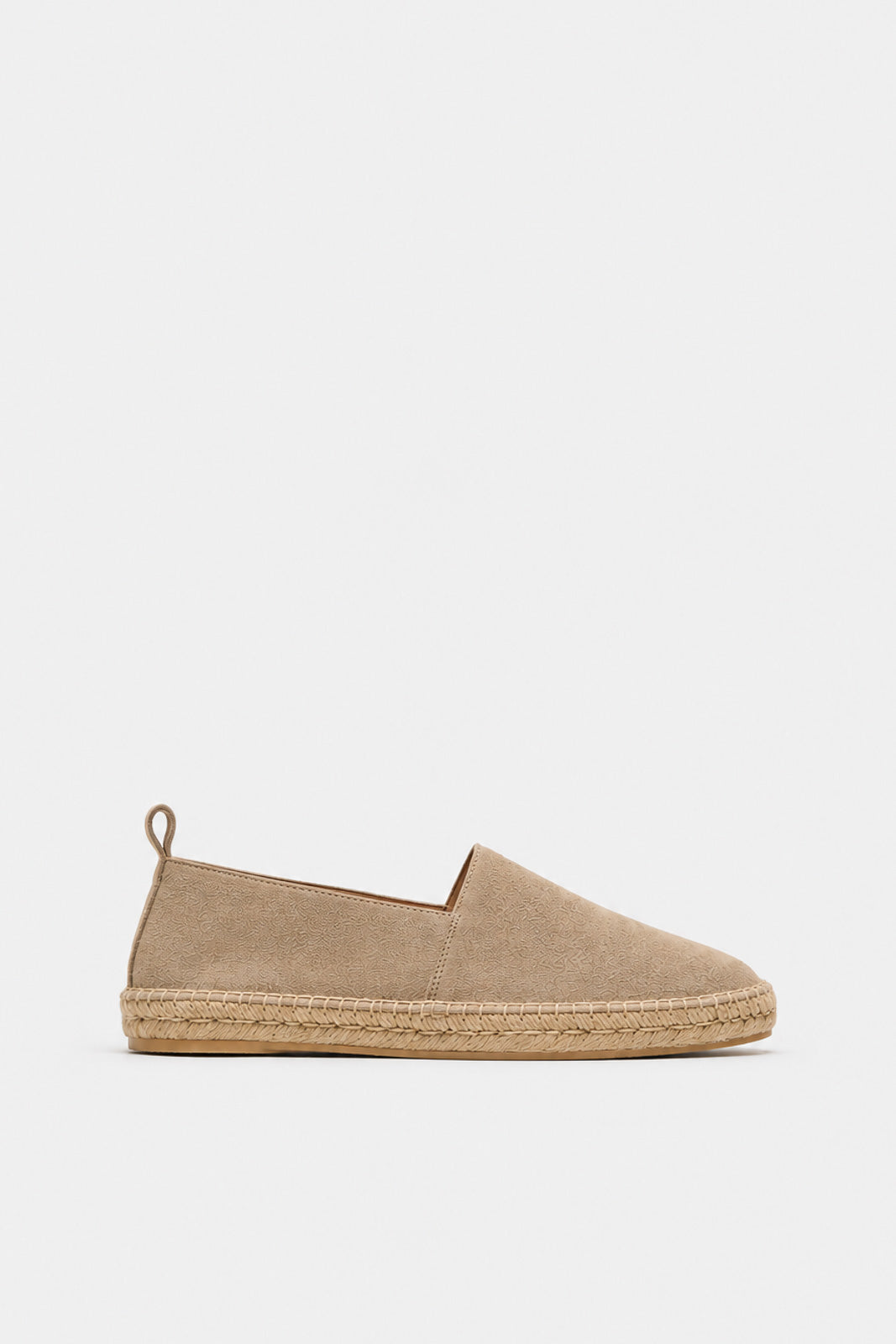 Men's Espadrille | Sand Beige Suede