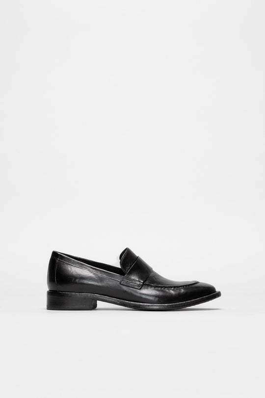 Loafer Capici | Black Washed Calf Leather