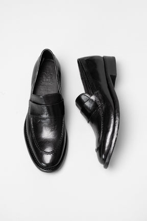 Loafer Capici | Black Washed Calf Leather