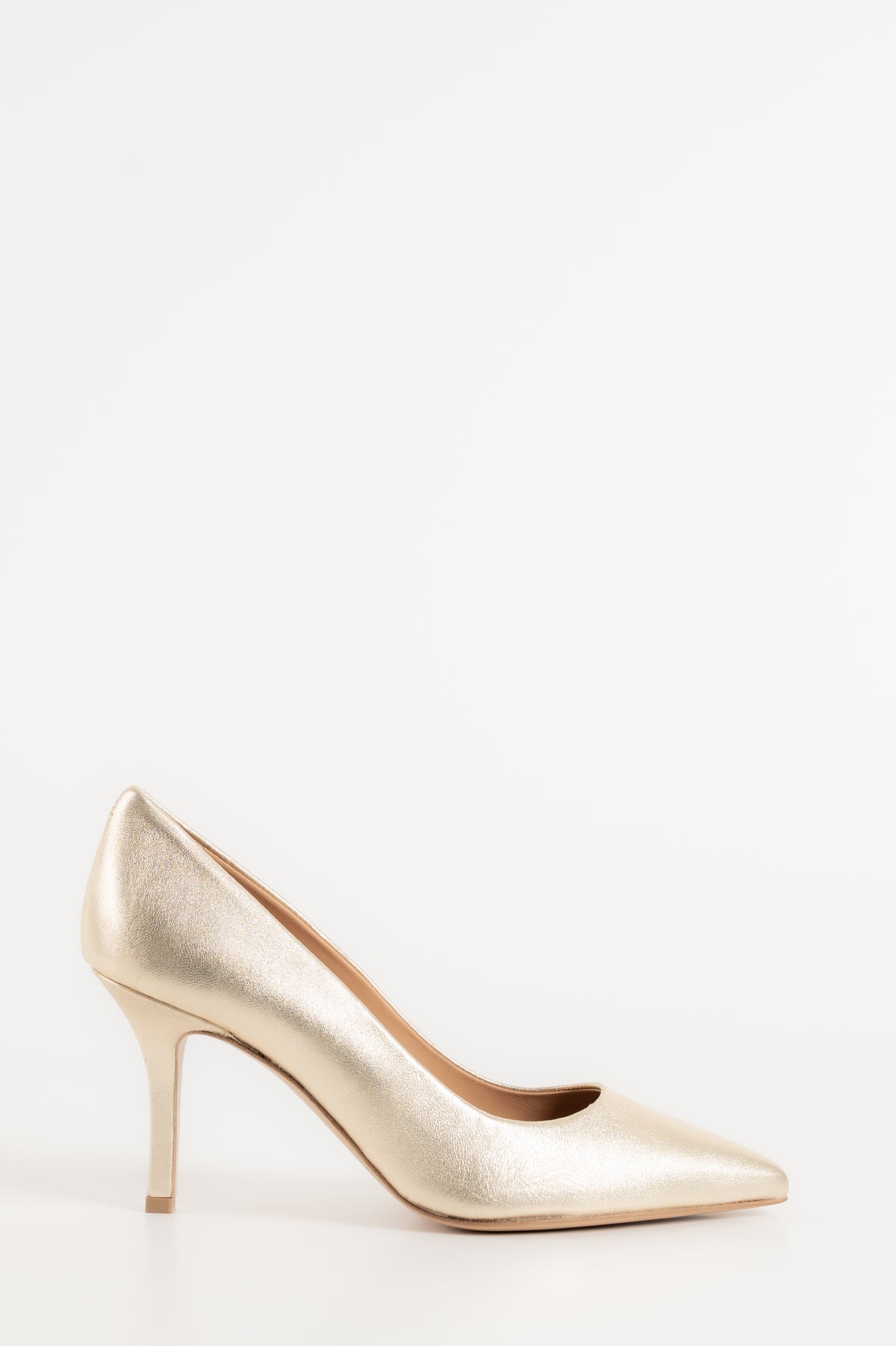 Classic Pump | Platino Nappa Leather 8cm