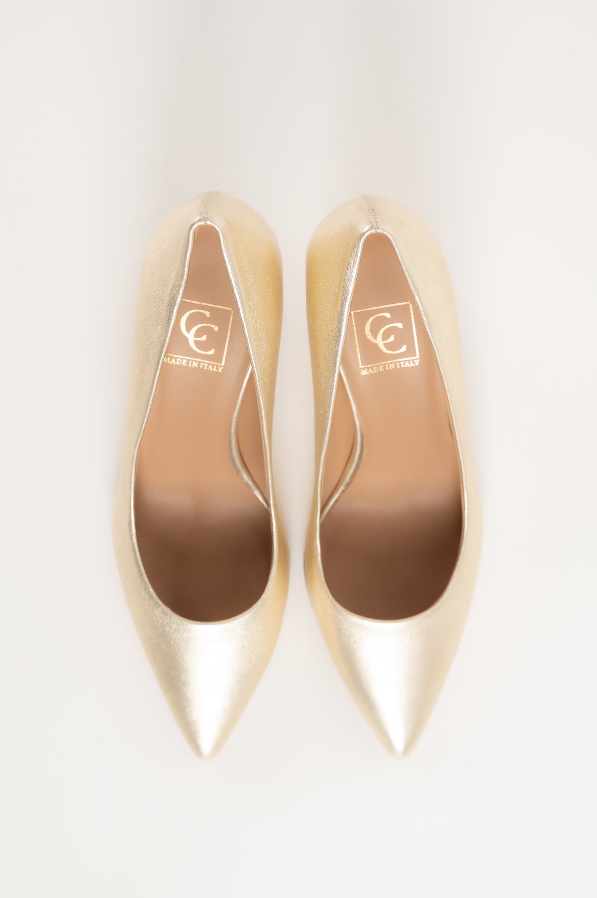 Classic Pump | Platino Nappa Leather 8cm