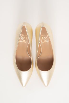 Classic Pump 8 cm | Platino Nappa Leather