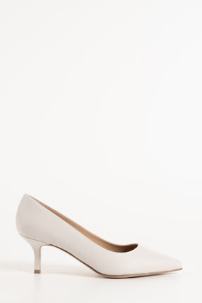 Classic Pump Stiletto 6cm | Pearl White Nappa Leather